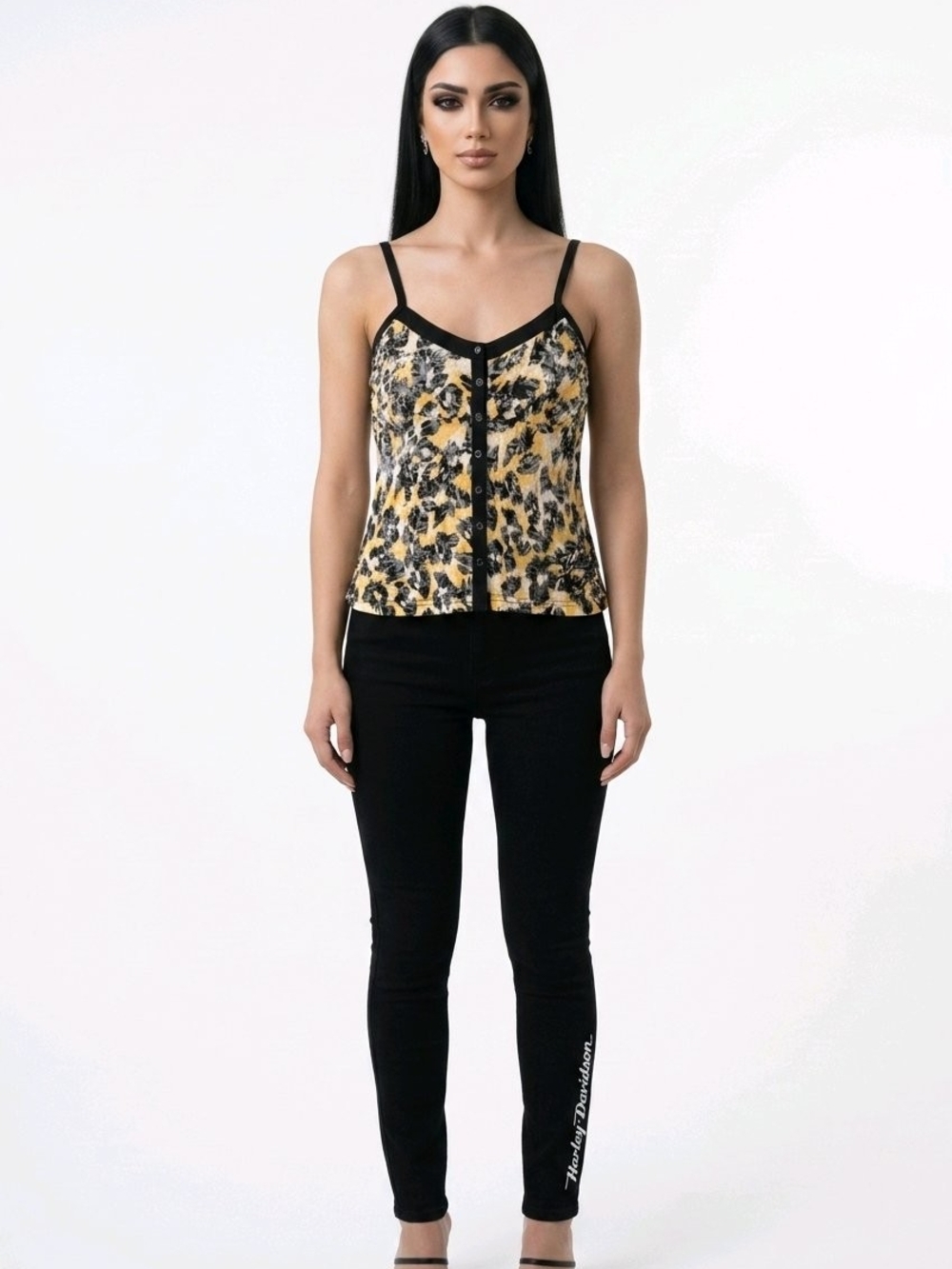 Harley-Davidson Leopard Cami Top